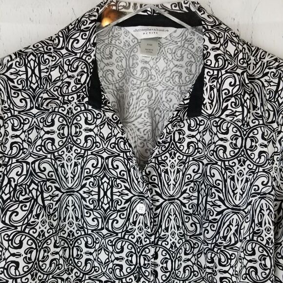 Career Style Blouse Front Button Up Shirt. - Picture 4 of 8